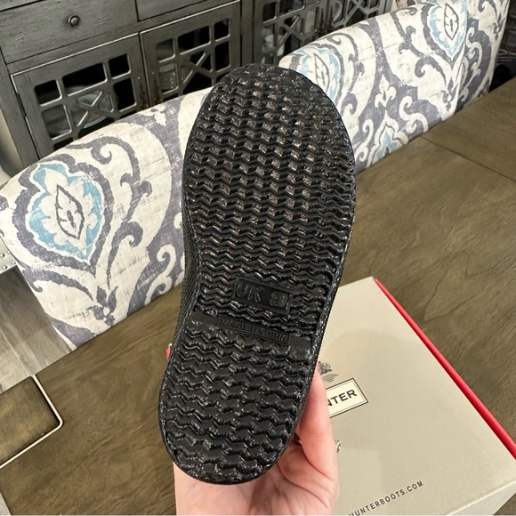 NIB Hunter 'First Gloss' Black Rain Boot Toddler Multiple Sizes 8 and 9 - Picture 9 of 14